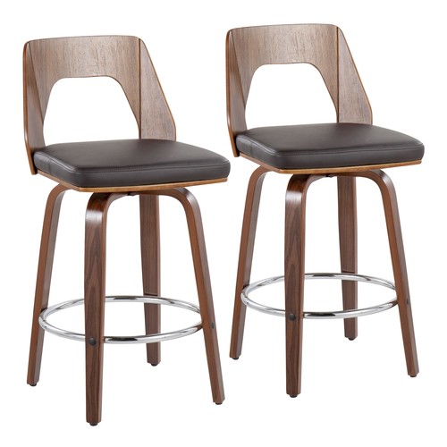 Trilogy 24" Fixed Height Counter Stool - Set Of 2